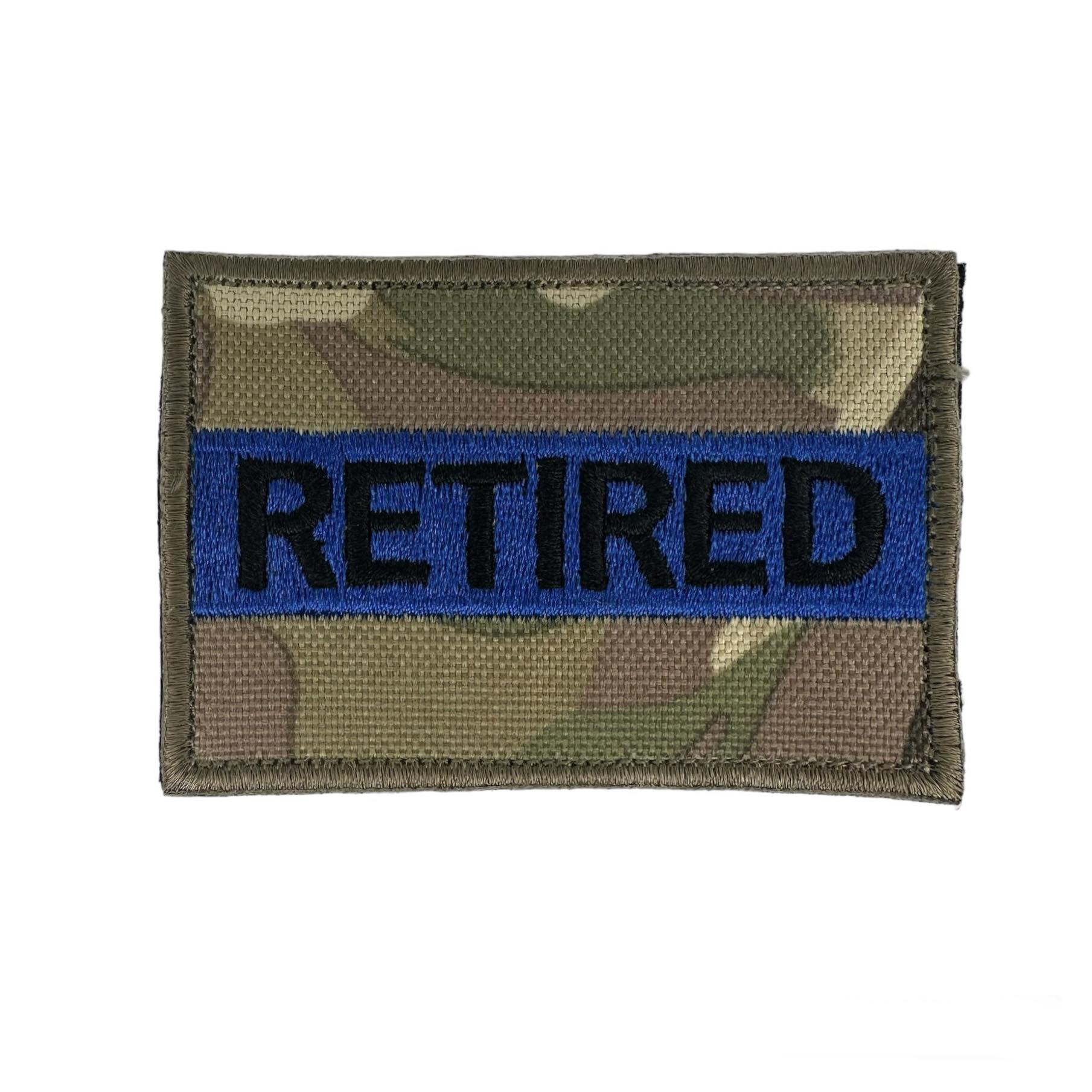 Embroidery Patch - Retired Multicam