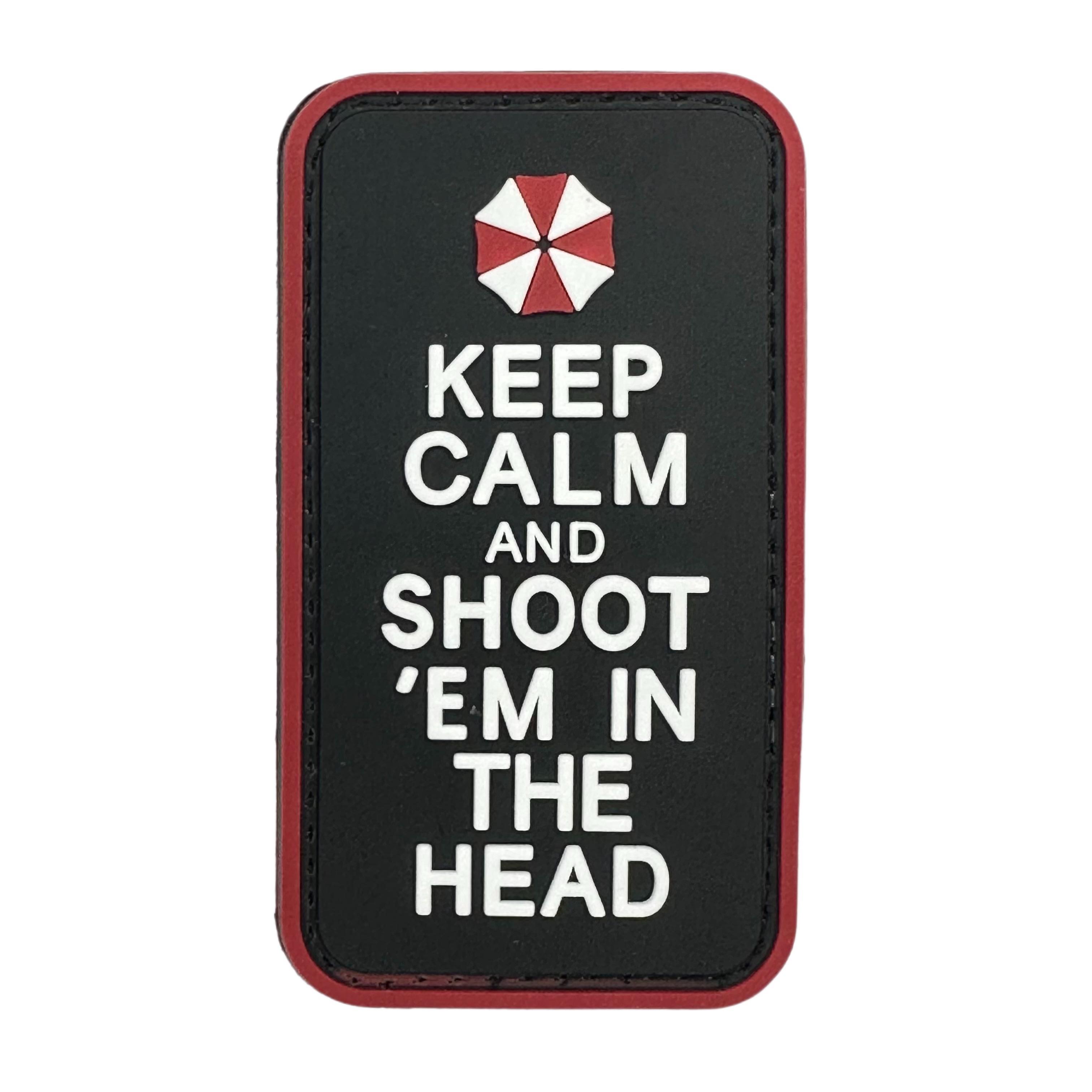 Rubber Patch - Keep Calm and Shoot Head