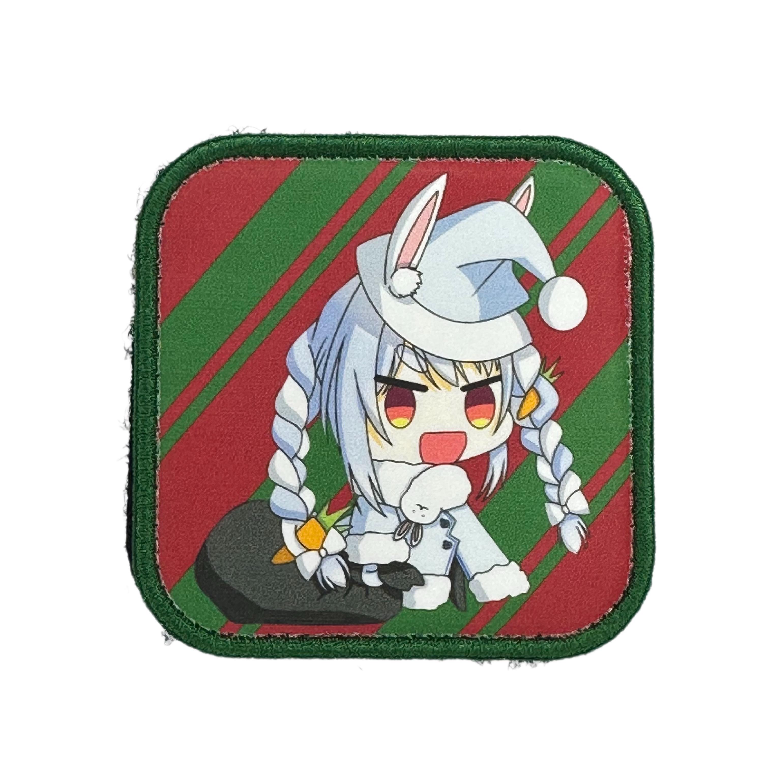 Printed Morale Patches - Hololive Padoru VTuber Velcro Morale Patch