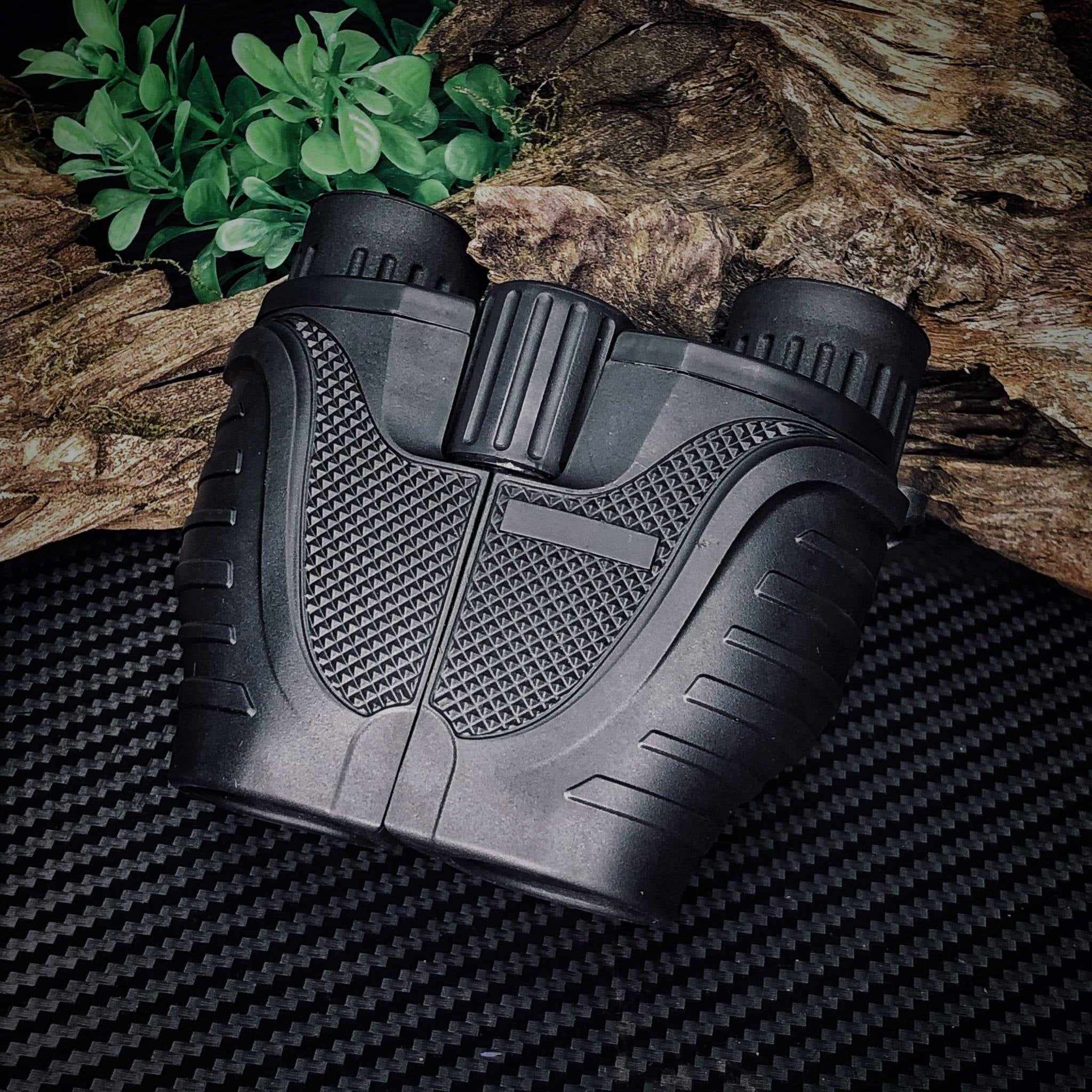 Black Stealth - Tactical Porro Prism Binoculars (10x25)