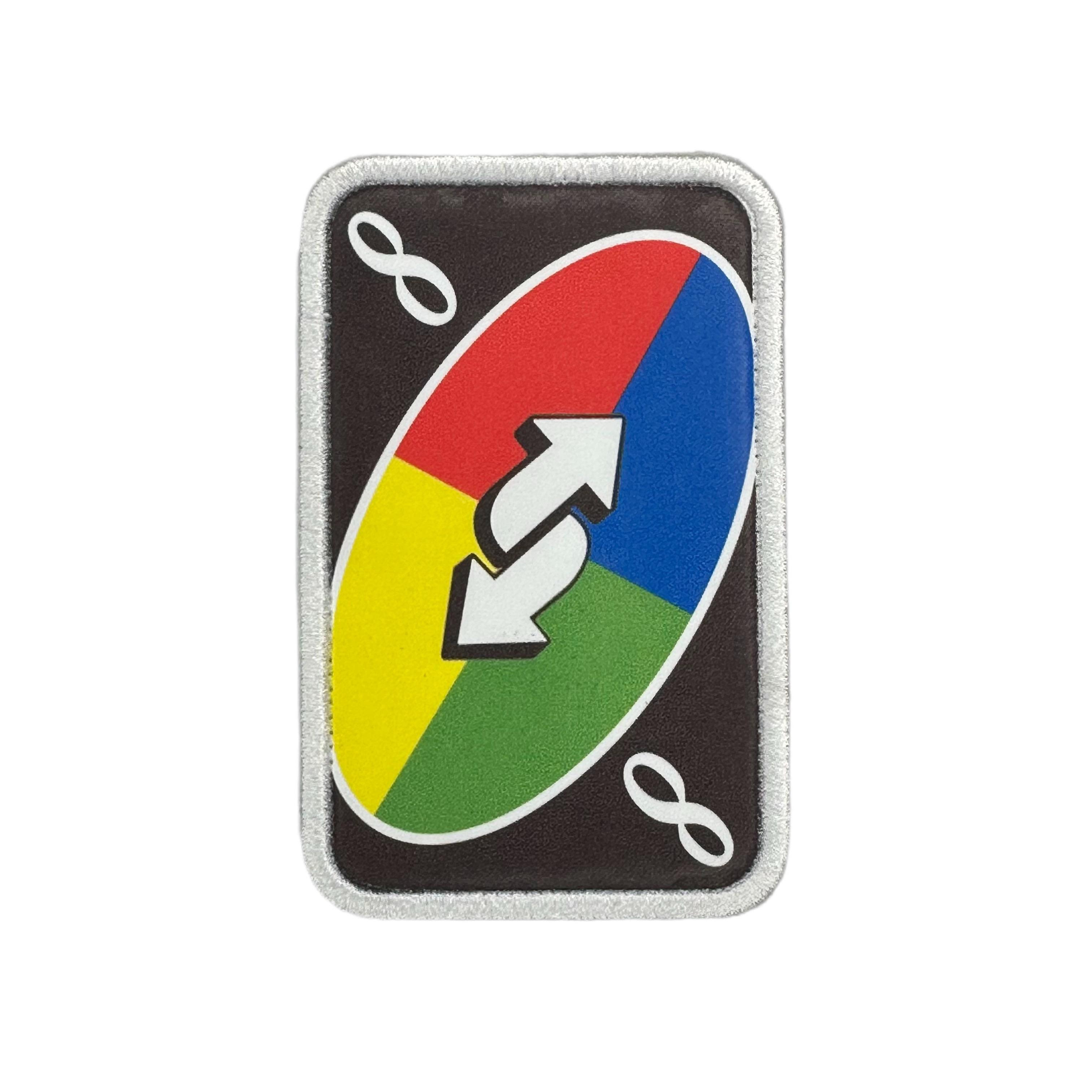 Printed Morale Patches - Uno Reverse Velcro Morale Patch