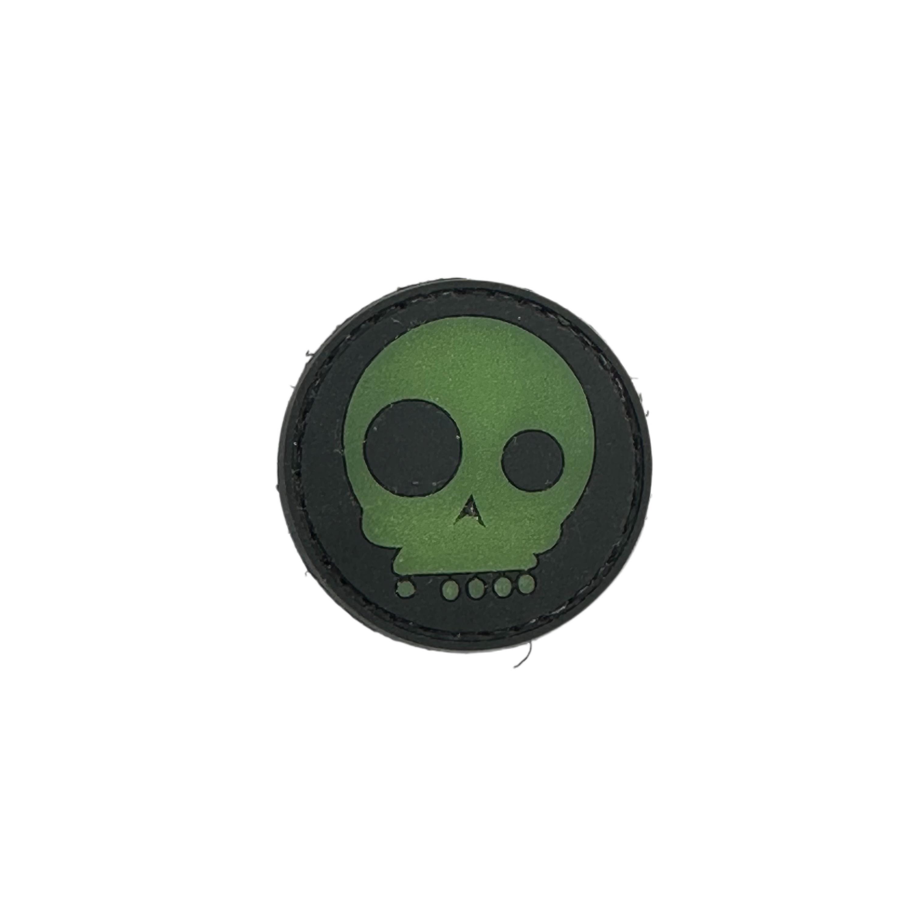 Rubber Patch - Retard Skull (Glow)