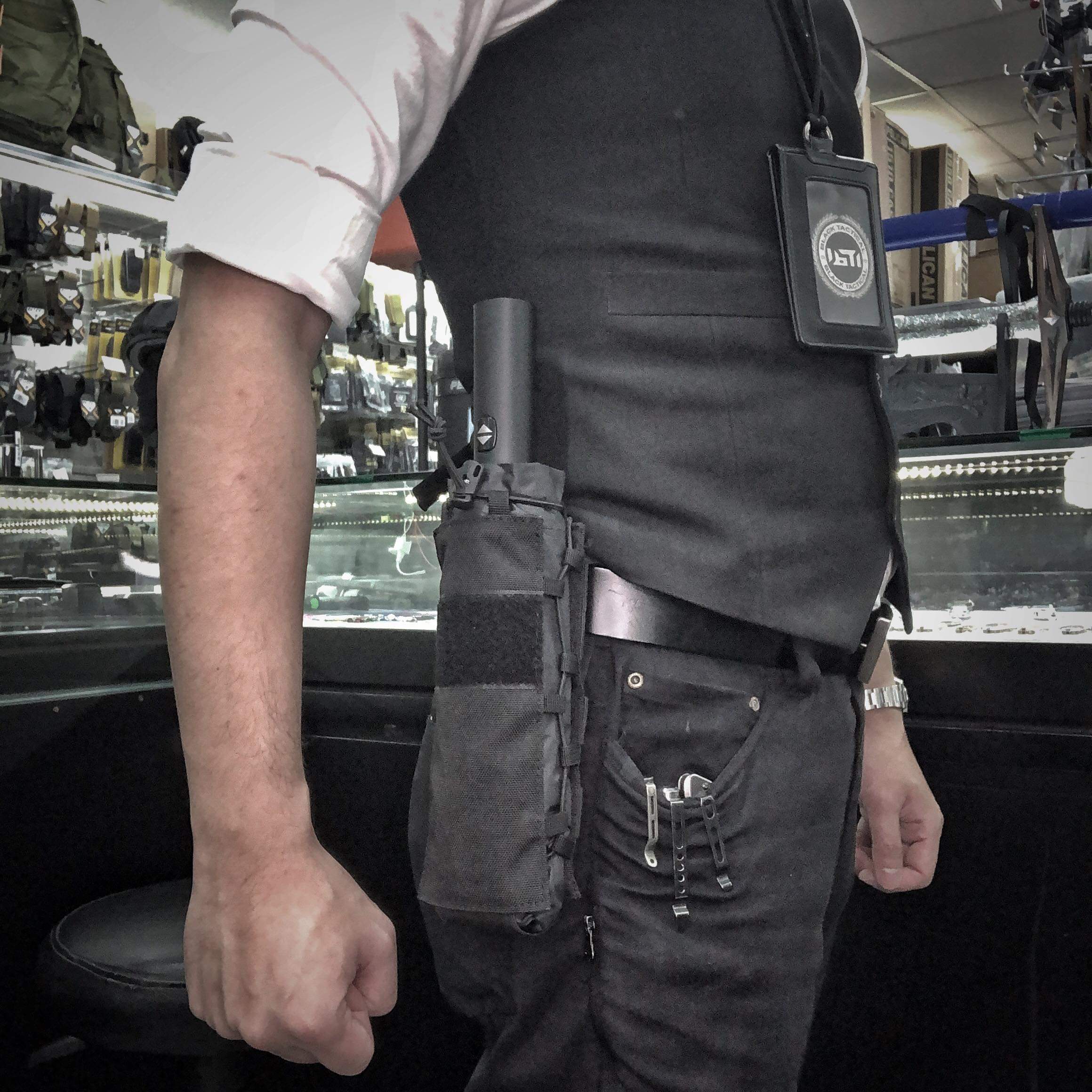 Black Stealth - Stormproof Automatic Folding Umbrella