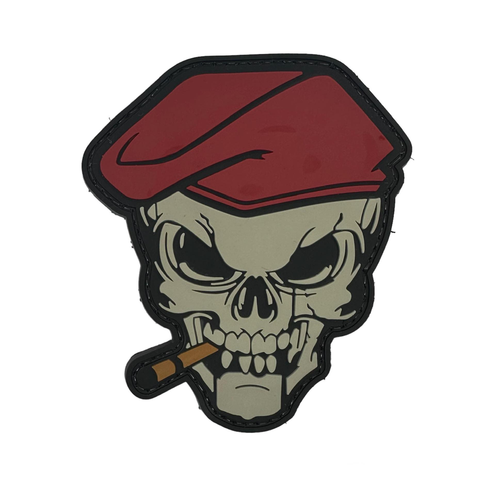 Rubber Patch - Commando Skull Cigar
