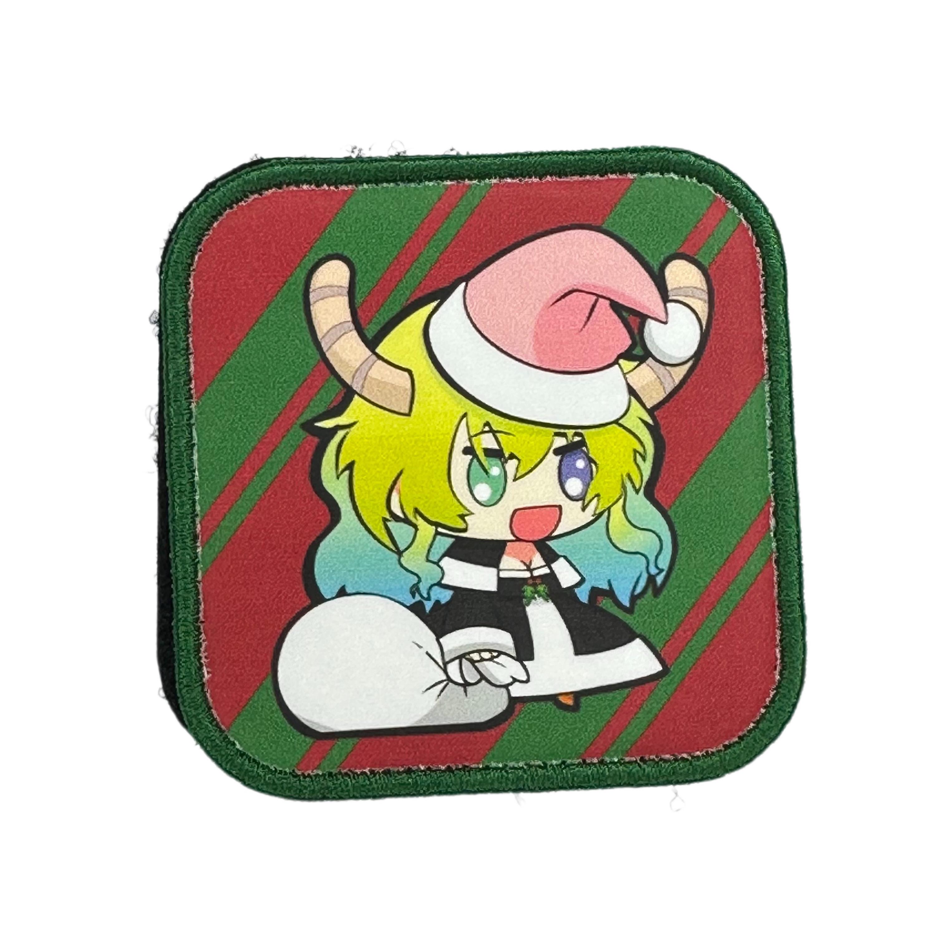 Kobayashi Dragon Maid Padoru Velcro Morale Patch
