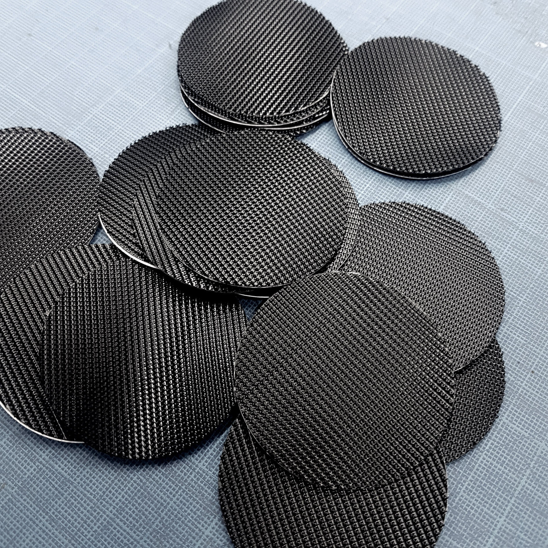 Black Stealth - 18pc Velcro for Helmet Padding