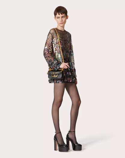 LOCÒ SMALL SHOULDER BAG IN CALFSKIN