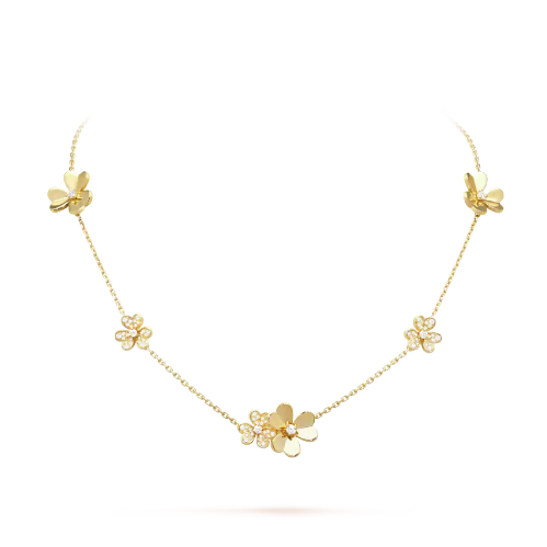 Frivole necklace, 9 flowers