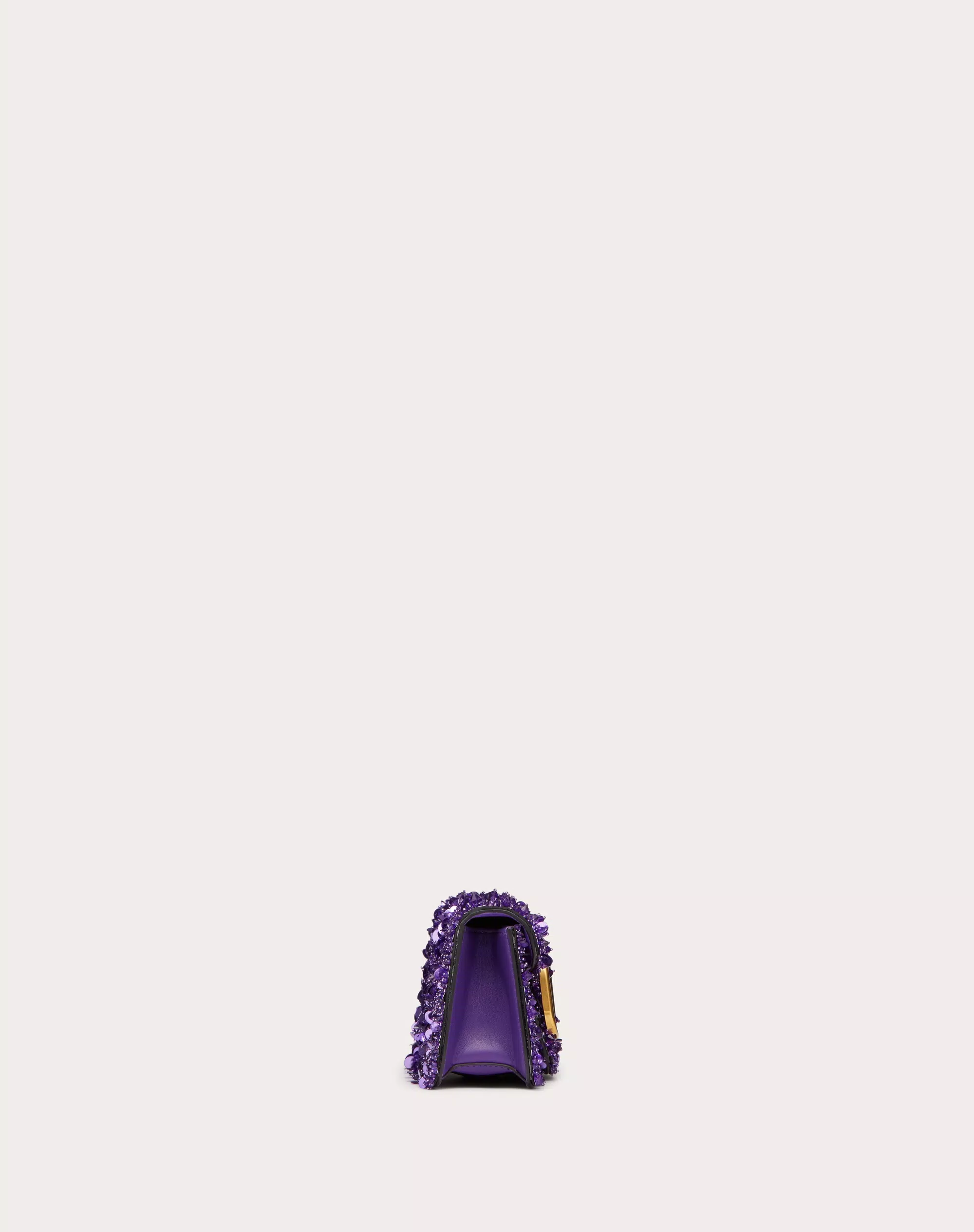 SMALL LOCÒ SHOULDER BAG WITH 3D EMBROIDERY
