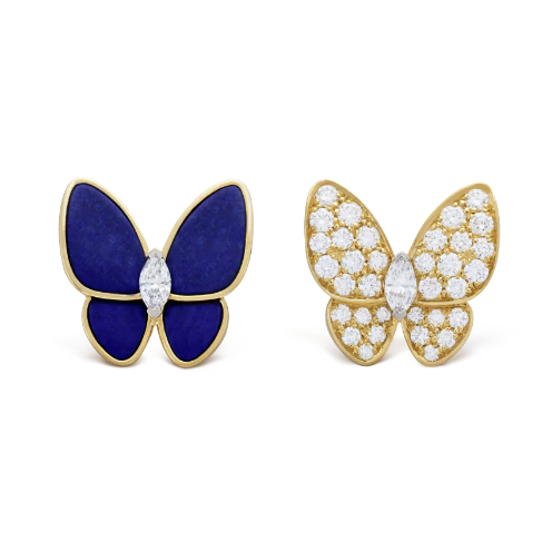 Two Butterfly earrings