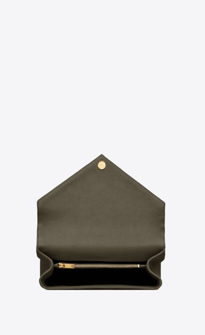 COLLEGE LARGE CHAIN BAG IN QUILTED LEATHER