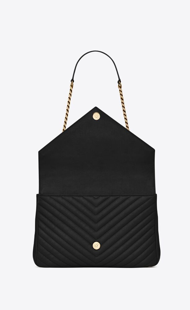 COLLEGE LARGE CHAIN BAG IN QUILTED LEATHER