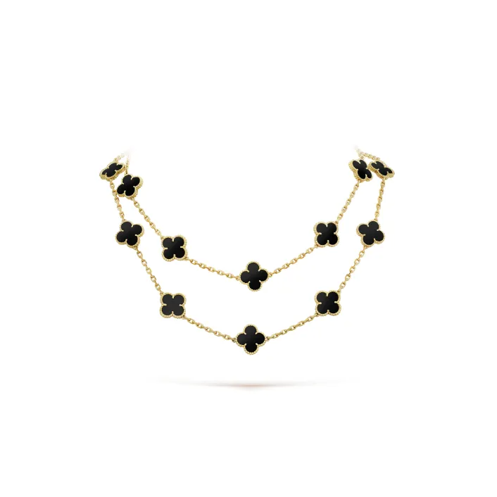 Vintage Alhambra Long Necklace, 20 Motifs