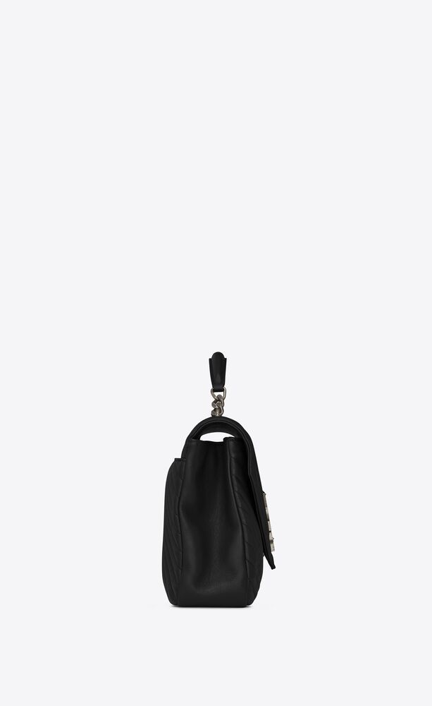 COLLEGE LARGE CHAIN BAG IN QUILTED LEATHER
