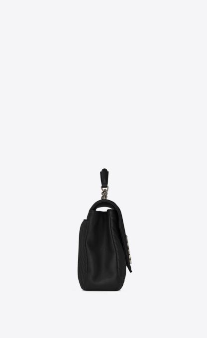 COLLEGE LARGE CHAIN BAG IN QUILTED LEATHER