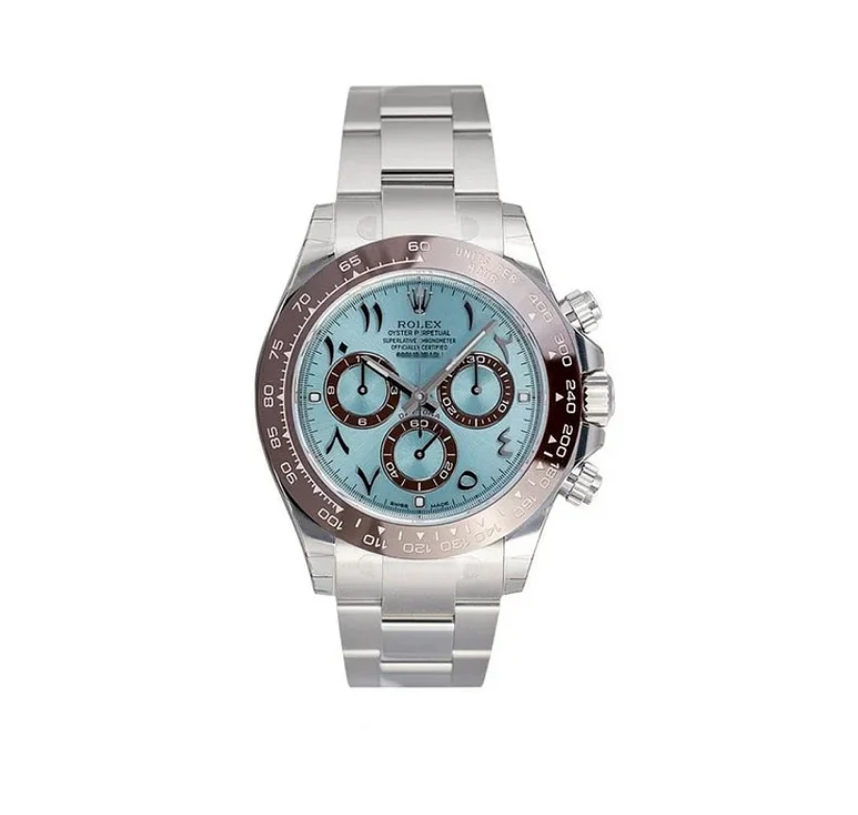 Rolex Daytona Platinum Ice-Blue/Hindu-Arabic Dial