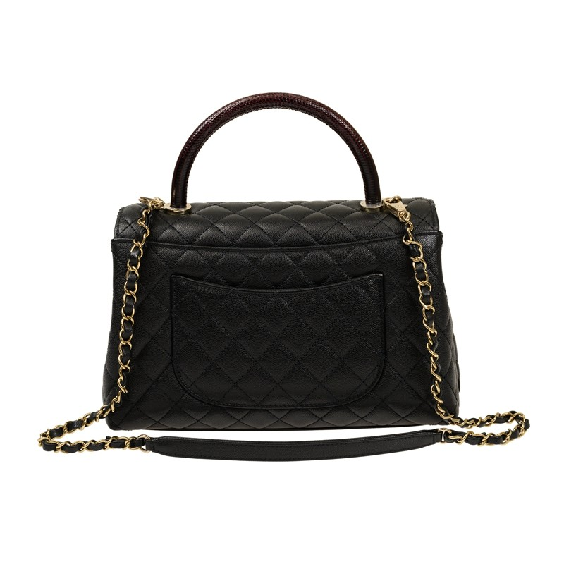 CHANEL MAXI FLAP BAG WITH TOP HANDLE