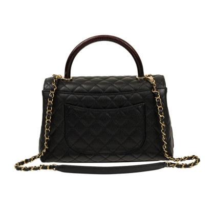 CHANEL MAXI FLAP BAG WITH TOP HANDLE
