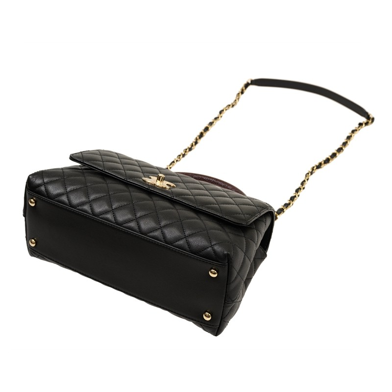 CHANEL MAXI FLAP BAG WITH TOP HANDLE