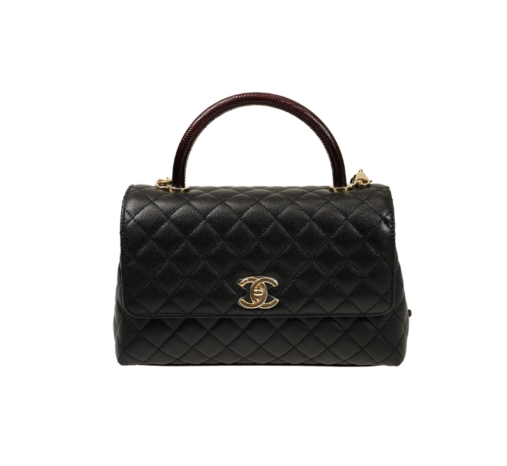 CHANEL MAXI FLAP BAG WITH TOP HANDLE