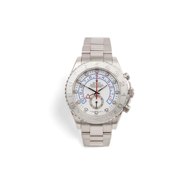 ROLEX 116689 YACHT-MASTER II "WHITE GOLD" PLATINUM BEZEL "COUNTDOWN CHRONOGRAPH"