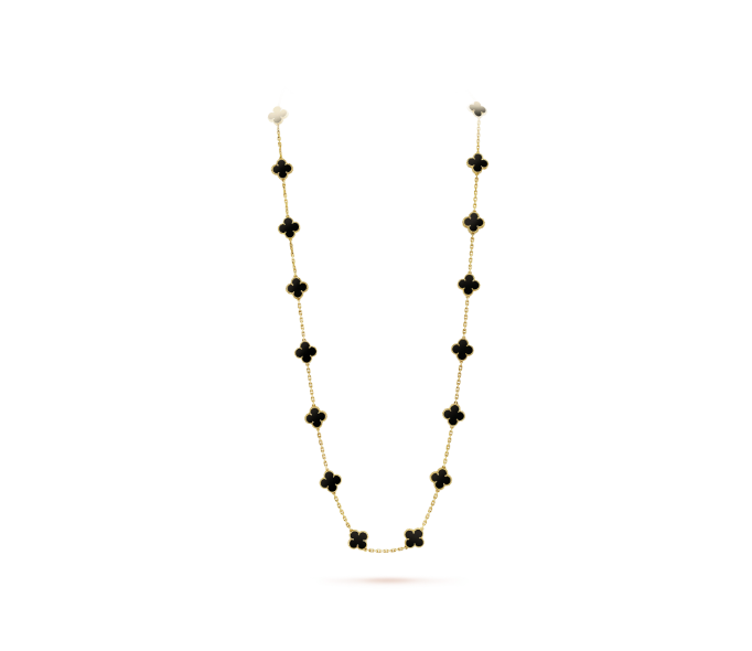 Vintage Alhambra Long Necklace, 20 Motifs