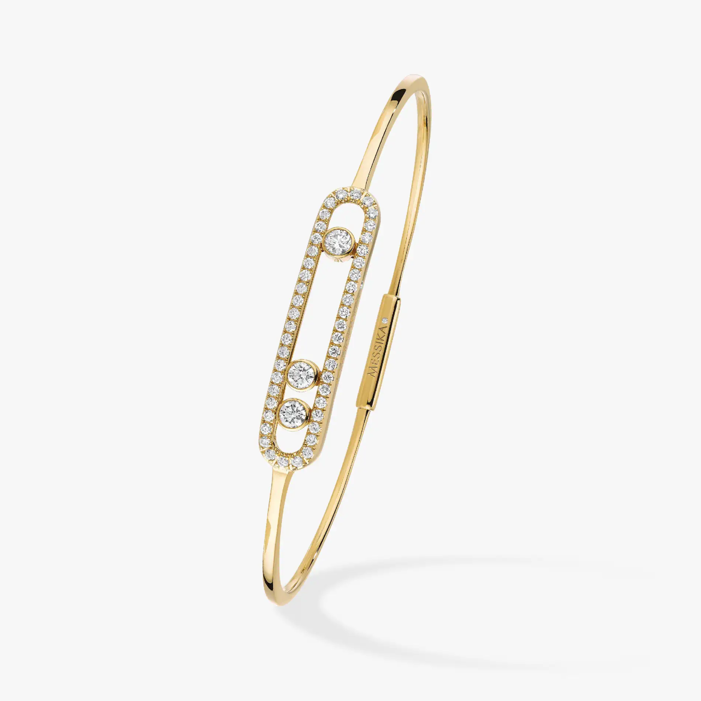 MOVE Pavé Diamond Thin Bracelet Available in 3 Colors