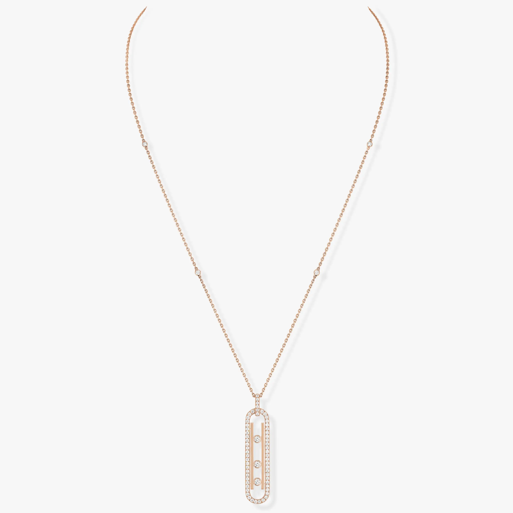 MOVE 10TH necklace in small size available in 2 colors