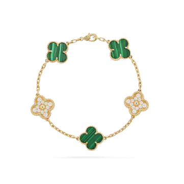 Vintage Alhambra bracelet, 5 motifs