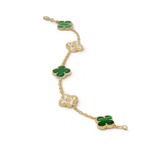 Vintage Alhambra bracelet, 5 motifs