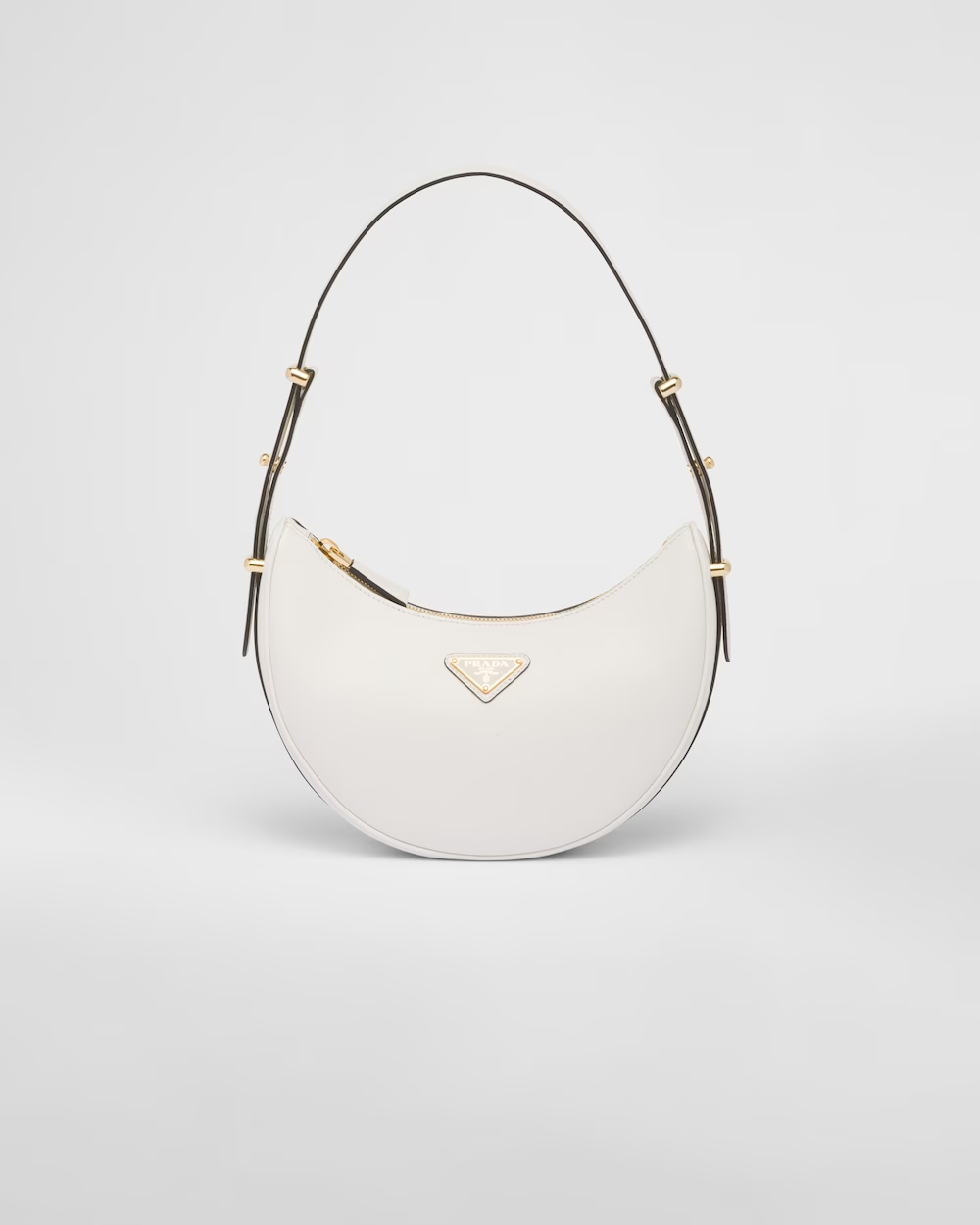 Prada Arqué leather shoulder bag