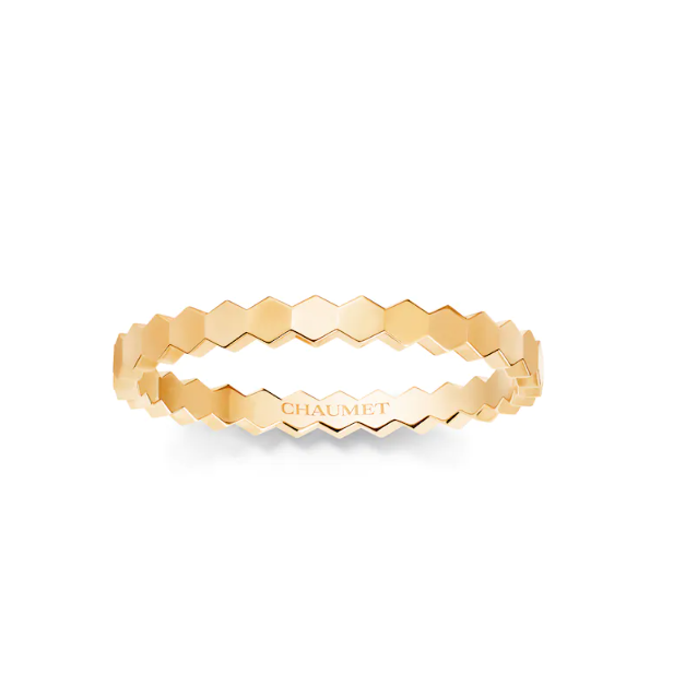 BEE MY LOVE RING Yellow gold, 2.5 mm