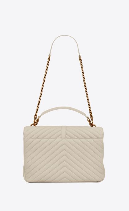 COLLEGE LARGE CHAIN BAG IN QUILTED LEATHER