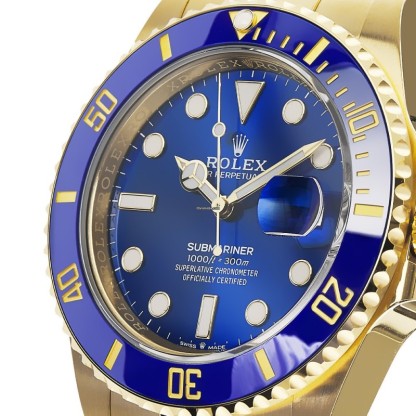Submariner Date Solid 18k Yellow Gold Men's Watch