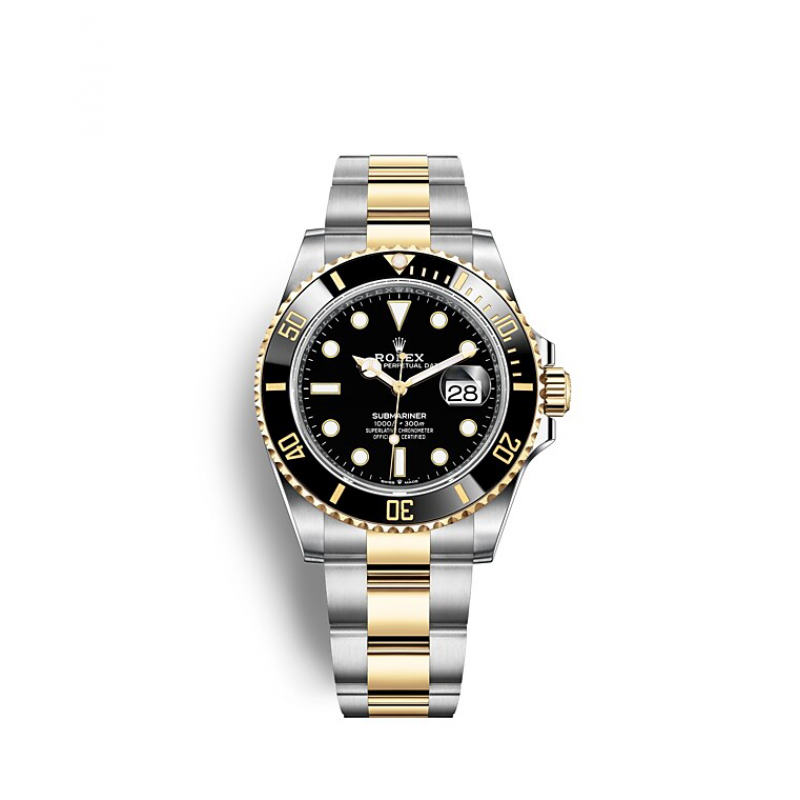 Submariner Date Two Tone Oyster Bracelet Men's Watch
