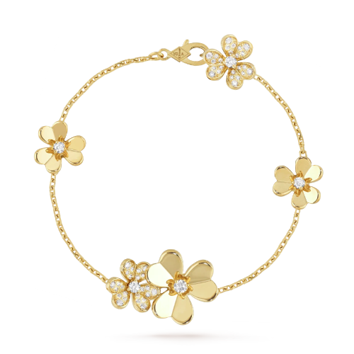 Frivole bracelet, 5 flowers