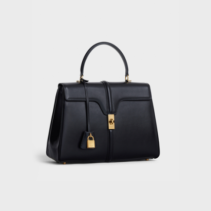 CLASSIQUE 16 BAG IN SATINATED CALFSKIN BLACK
