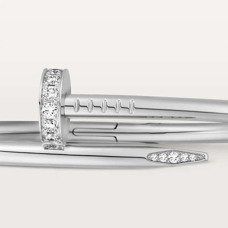 Juste un Clou bracelet, white gold, diamonds