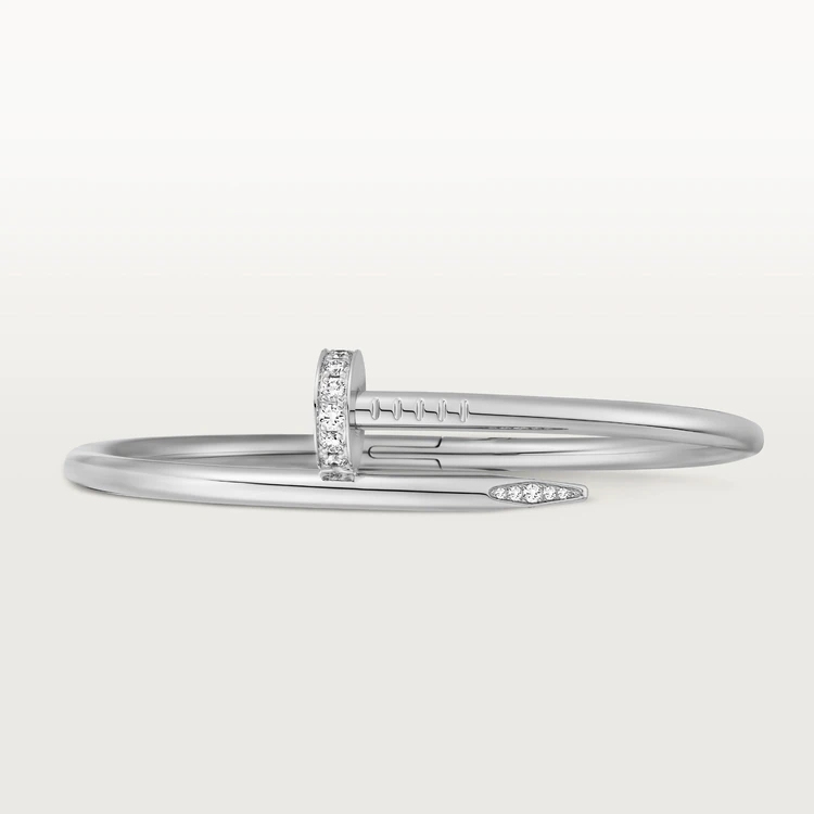 Juste un Clou bracelet, white gold, diamonds