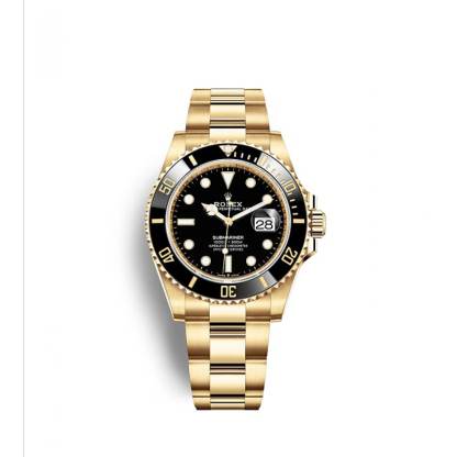 Submariner Date Black Dial Yellow Gold Men's Watch