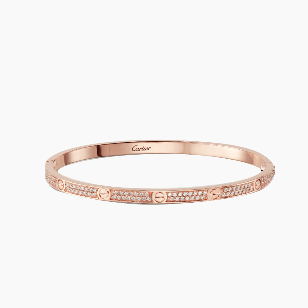 LOVE BRACELET, SMALL MODEL, PAVÉ
