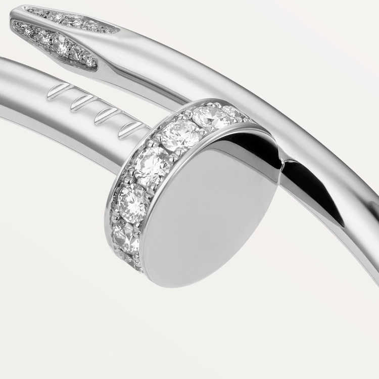 Juste un Clou bracelet, white gold, diamonds
