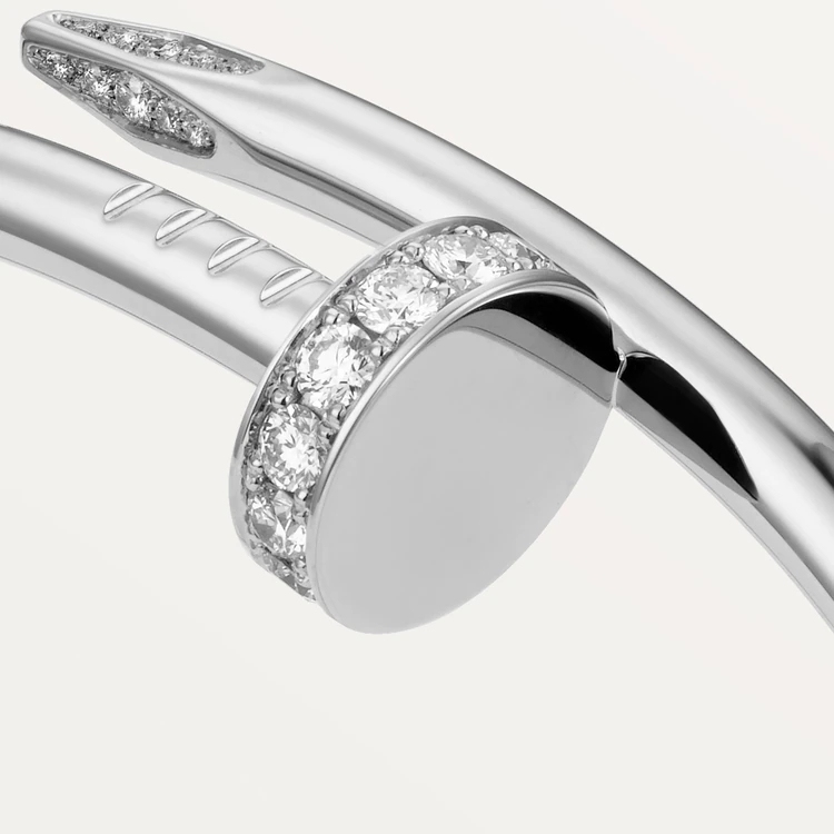 Juste un Clou bracelet, white gold, diamonds
