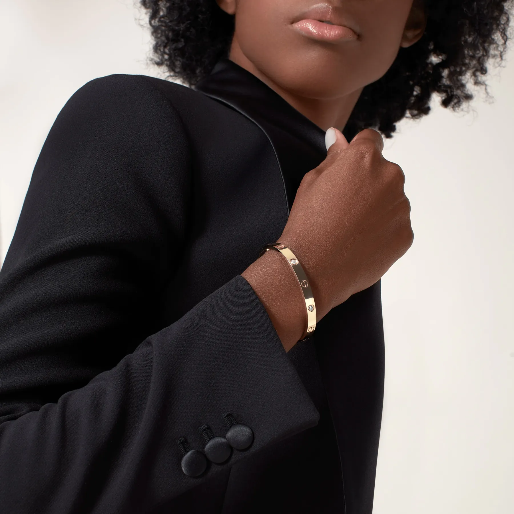 LOVE BRACELET, 4 DIAMONDS