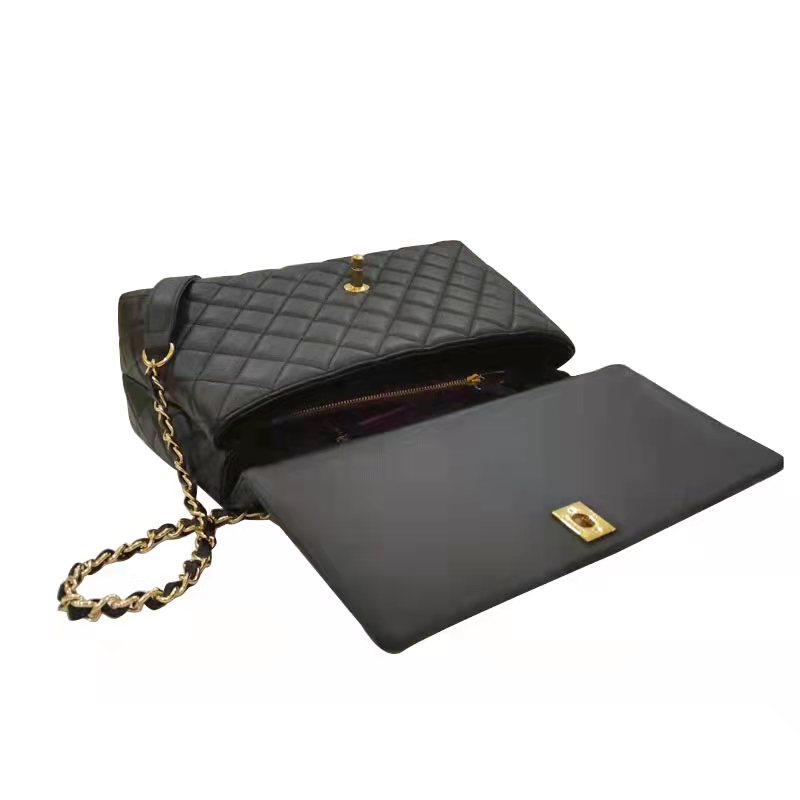 CHANEL MAXI FLAP BAG WITH TOP HANDLE