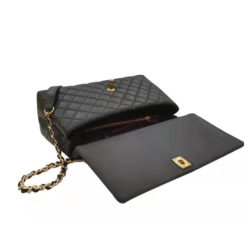 CHANEL MAXI FLAP BAG WITH TOP HANDLE
