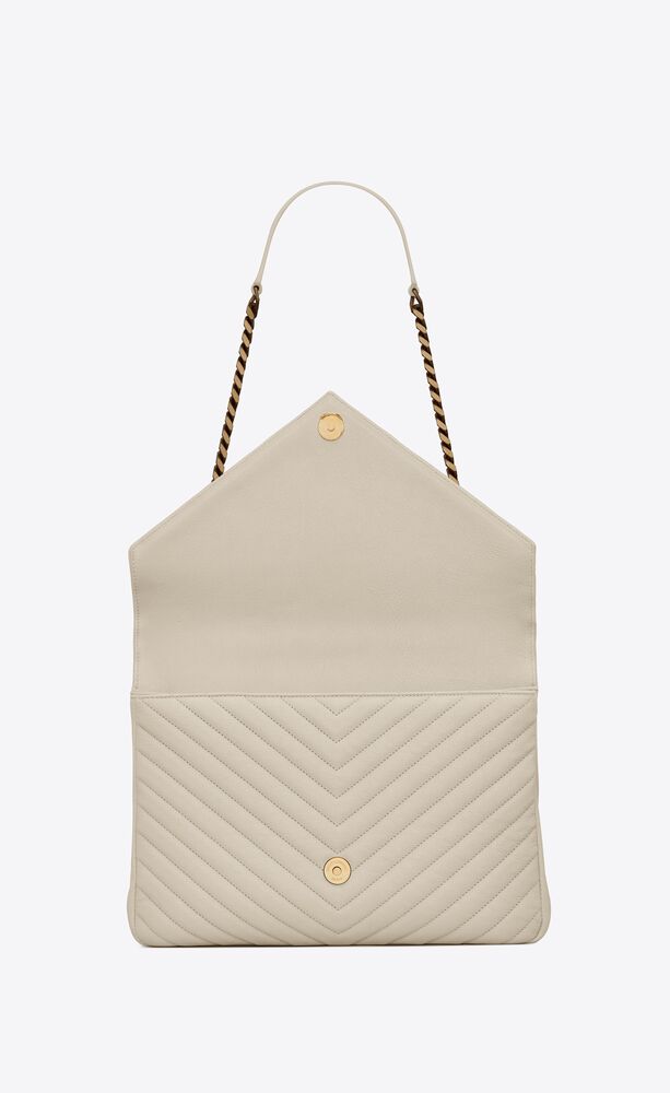 COLLEGE LARGE CHAIN BAG IN QUILTED LEATHER