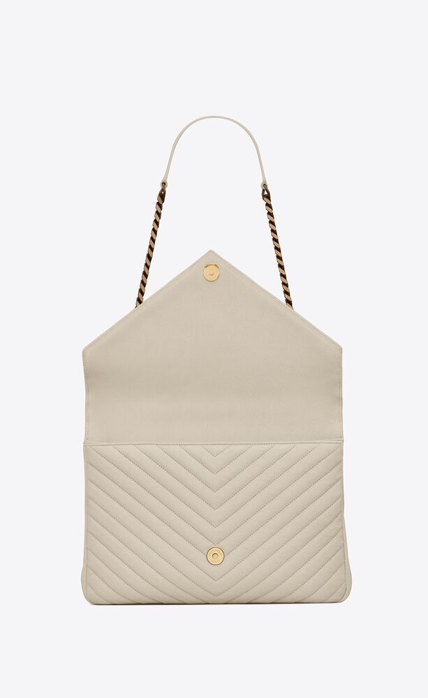 COLLEGE LARGE CHAIN BAG IN QUILTED LEATHER