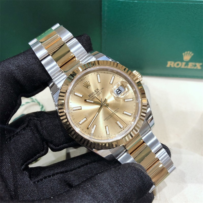 Datejust 41 Fluted Bezel Gold & Steel Watch