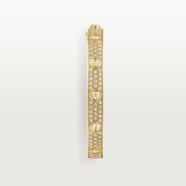 LOVE BRACELET, DIAMOND-PAVED